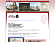 Tablet Screenshot of instantwinecourse.com